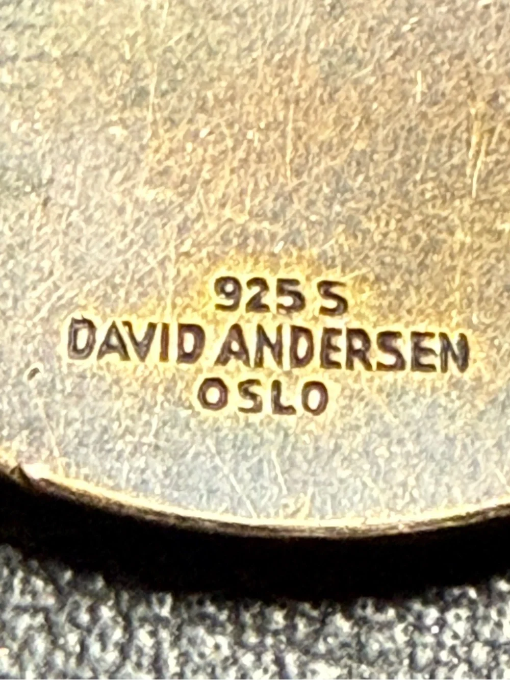 40s DAVID ANDERSEN OSLO 925 S Norwegian Badminton Association Commemorative PIN